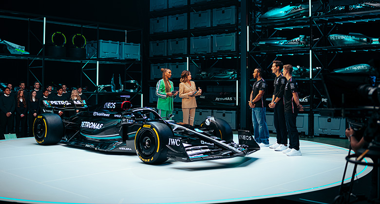 Launch day of Einhell Mercedes AMG Petronas F1 