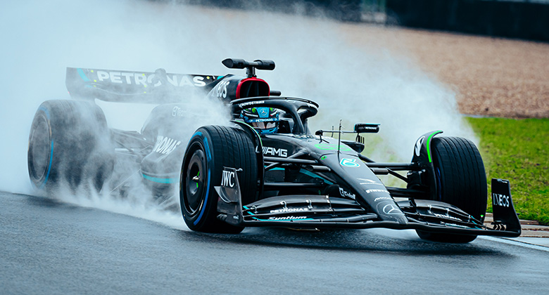 Mercedes AMG Petronas F1 car